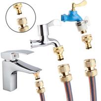 Universalus Virtuvės Maišytuvo Jungiklis Maišytuvo Adapteris Žarnai Sodinimo Laistymo Įrankiai Įranga Faucet Connector beige