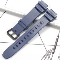 18mm Resin Replacement Strap For Casio F91W F108WH AE1200WH AE-1300WH W800H AE1000W F105W Mens Womens Watch Band Accessories 18mm black