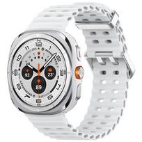 Vandenyno silikoninis dirželis Samsung Galaxy Watch Ultra 47mm Originalus kvėpuojantis riešo dirželis Correa Galaxy Watch 8-7 Ultra 47mm Dirželis Galaxy Ultra 47mm