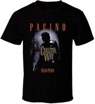 Carlito's Way Pachino Retro Gangster Movie T-shirt Unisex Funny Tee S-4XL XXL black