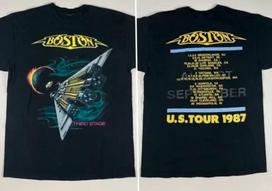 Boston Rock Band Concert Tour 1987 T Shirt S