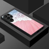 Thin Ring Magnetic Phone Case For Samsung Galaxy S26 Ultra S25 FE S24 S23 S22 Plus S21 FE Beach Coast Print Hybrid TPU+PC Matte Cover Samsung S23