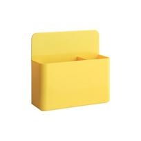 2 Pcs Magnetic Whiteboard Storage Box Magnetic Pen Holders Marker Holders Office School Home Supplies for Refrigerator geltona