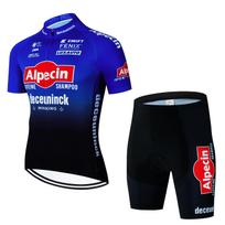 Alpecin Pro Team Dviratininko Marškinėlių Rinkinys Vyriški Plento Dviratininko Marškiniai Kostiumas Dviratininko Šortai su Petnešėlėmis MTB Apranga Maillot Culotte Dviratininko Apranga S