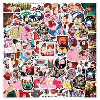 10/30/50/100pcs Funny  Anime Gravity Falls Stickers Cute Decoration Decals Stationery Laptop Phone Cartoon Sticker Packing