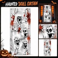 Halloween Door Curtain Decoration with Design, House Decor for Party, , Window, Wall One Size