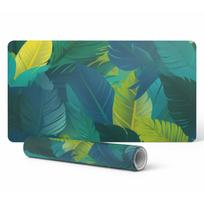 Mata Antypoślizgowa Pod Myszkę I Klawiaturę Liście Tropikalne 100X50 Cm
