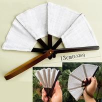 Cloth Fan Embroidered Spanish Folding Fan Vintage Hanging Handmade Fan Portable Multipurpose Hand Cranked Fan Home Decor