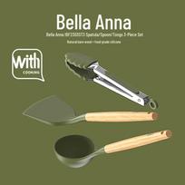 IBF Bella Anna Silicone Tableware 3-Piece Set