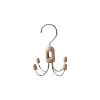 Clothes Hangers Metal 6 Claw Hook Hanging Folding 360° Rotating Hook Belt Hanger Space Saving Hat Bra Storage Hanger Bedroom