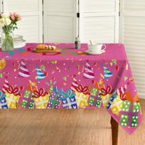 Happy Birthday Rectangle Waterproof Tablecloth for Table Decor Reusable Boy and Girl Birthday Kitchen Dining Table Decorations 90x140cm