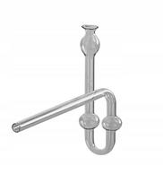 GLASS ANGLED FERMENTATION TUBE FOR CONTAINERS