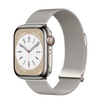 Premium Titanium Milanese Loop Band for Apple Watch Ultra 2 49mm 9 8 7 6 for Iwatch Series 10 46mm 45mm 42 44mm Link Bracelet 42mm/44mm/45mm/46mm/49mm gray