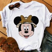 Cute Disney Cartoon Mickey Mouse Mens Shirt Casual Summer Clothes Female Short Sleeve Tops Women T-shirts Streetwear Y2k Blouses XXL