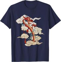 Hot Fashion Casual Disney Mushu T-Shirt T-Shirt S-4XL Four Seasons S