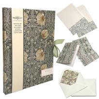William Morris Writing Letter Floral Perfect for School or New Set Set, Envelopes, Stationery, Pattern, Gift, Entrance, Birthday, Life.