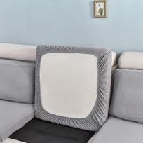 Elastiniai sėdynių užvalkalai Baldai Apsauga Tampri pagalvėlė Pagalvės užvalkalas Forma Kampinė sofa Vienspalvis Plaidas Žakardas PILLOW CASE šviesiai pilka spalva