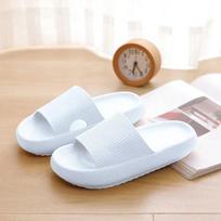 Šlepetės Moteriškos sandalai Platformos Slides Batai Moteriški Vasariniai Sandalai Šlepetės Vidaus Šlepetės, Vyriški paplūdimio batai 36 white