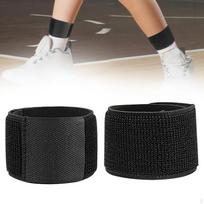 1 Pair Soccer Shin Guards Straps, Sports Football Legging Fixed Strap Lightweight Ankle juoda