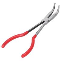 Furnace Pliers Long Nose Pliers MultiFunctional Jewelry Making Processing Tool(Curved Nose Pliers 90 Degrees )