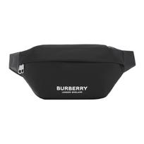 Burberry Logo Print Nylon Sonny Bum Bag Black Men Bags 8049095 Basic Set (Bag+Dust Bag)