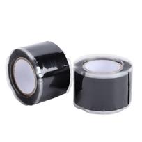 2 Rolls Grip Tape 4.9FT Silicone Self Fusing Handles Wrap Tape for Pull Up Bar Paddles Dumbbells Sports and Gym Equipment Black gray