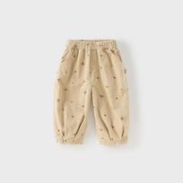 Girls' Autumn Corduroy Jogger Pants 130