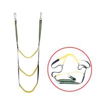 Launching Ladder Nylon Boat Rope Ladder Folding Auxiliary Marine Rope 3 Step Portable Rope Boarding Ladder For Inflatable Boat