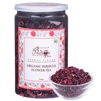 The Indian Chai - Organic Hibiscus Flower Tea 100g | Hibiscus sabdariffa/Gudhal Phool | Caffeine-Free Herbal Tisane | Rich in Vitamin C & Antioxi black