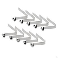 10 Pack paddle Tent Pole Push Button Spring Locking Tube Single Pin
