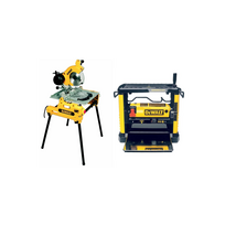 DW743N DeWALT 250 mm kombinuotasis pjūklas + DW733 reismusinės obliavimo staklės