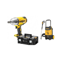 DCF899NT DeWALT 18V smūginis veržliasukis + DXPW001E aukšto slėgio plovykla