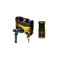 D25133K DeWALT 26 mm SDS+ perforatorius + DW03050 Lazerinis atstumų matuoklis – 50 metrų