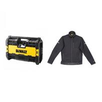 DWST1-75659 DeWALT TOUGHSYSTEM radijas + DWC104-001 Džemperis