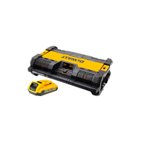 DWST1-75663 DeWALT TOUGHSYSTEM radija - baterijų kroviklis + DCB183 18V 2.0 Ah baterija
