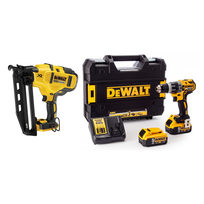 DCD796P2 DeWALT 18V suktuvas - gręžtuvas + DCN660N 18V viniakalė