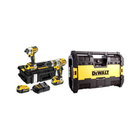 DCK266P3 DeWALT 18V smūginis suktuvas + suktuvas-gręžtuvas + DWST1-75659 radijas