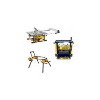 DeWALT DW733 + DWE7492 + DWE74911 rinkinys medžio meistrams
