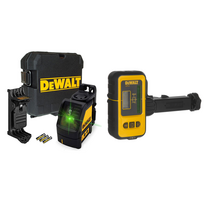 DW088CG DeWALT lazerinis nivelyras + DE0892G linijinio lazerio detektorius