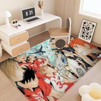 H-Haikyuu Anime Floor Mat Rectangle Anti-slip Home Soft Badmat Front Door Indoor Outdoor Mat Hotel Decor Mat 40cm x 60cm