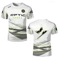 Optic Texas Esports Džersis 3D Spausdintas Poliesterio Sportinis Marškinėlis Vyrams Moterims Trumpomis Rankovėmis Žaidimų Komandos Marškinėlis Apvalia Kaklo Linija Atsitiktinis Viršus Vasaros XXS