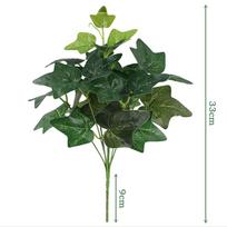 Perilla Leaf Artificial Green Plant Leaves 7 Heads Fake Plant  Wedding Party Decor Style 15