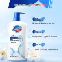 Safeguard Pure White & Lemon Fragrance Shower Gel 4-Bottle Pack