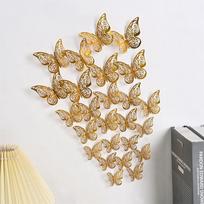 Dekoravimo tuščiaviduriai raižyti tuščiaviduriai drugelių lipdukai Sienos Art Decor sienų lipdukai 3D drugelių lipdukai (as the picture,12PCS/Pack-601)