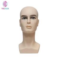 Hot Sale Head Male PVC Wig Display Mannequin Head standard