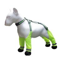 Dog Shoes with Reflective Strips - Adjustable Protectors, Includes Collar and , Size A1 XS