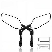 Motorcycle Rearview Mirror Hd Convex Nylon For Bike And Motorcycle Riding