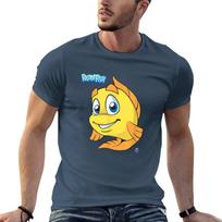 Humongous Entertainunisext Freddi Fish Tshirt Anime T Shirts For Unisex Unisex T Shirt Cotton High Quality Cotton Tshirt 100 Tshirt S