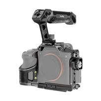 SmallRig Cage Basic Kit for Sony Alpha 7 7R 7 7S 7R IV Includes Top Cable Clamp 6030  Rhinoceros  V/Alpha V/Alpha IV/Alpha III/Alpha - Handle/HDMI -