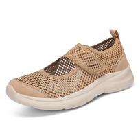 2026 Spring/Summer Cross-Strap Mesh Sneakers, Thick Sole, Hollow-Out Buckle Design, Casual Sports Shoes, Sizes 43-44 35